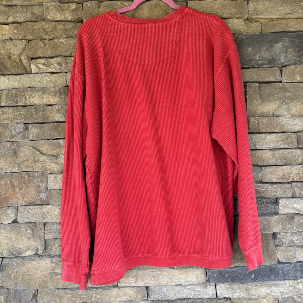 Women's Pressbox Georgia Bulldogs Comfy Cord Wash Pullover Sweatshirt‎  Xl - Picture 5 of 5